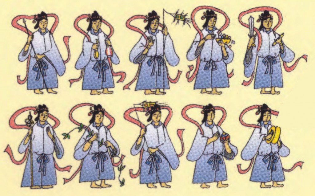 10 Rakshasas Daughters from book Lotus World
