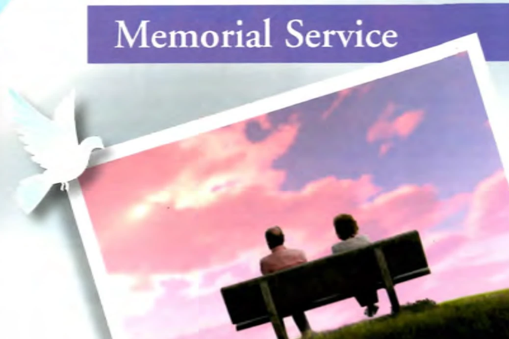 Memorial Service Cover