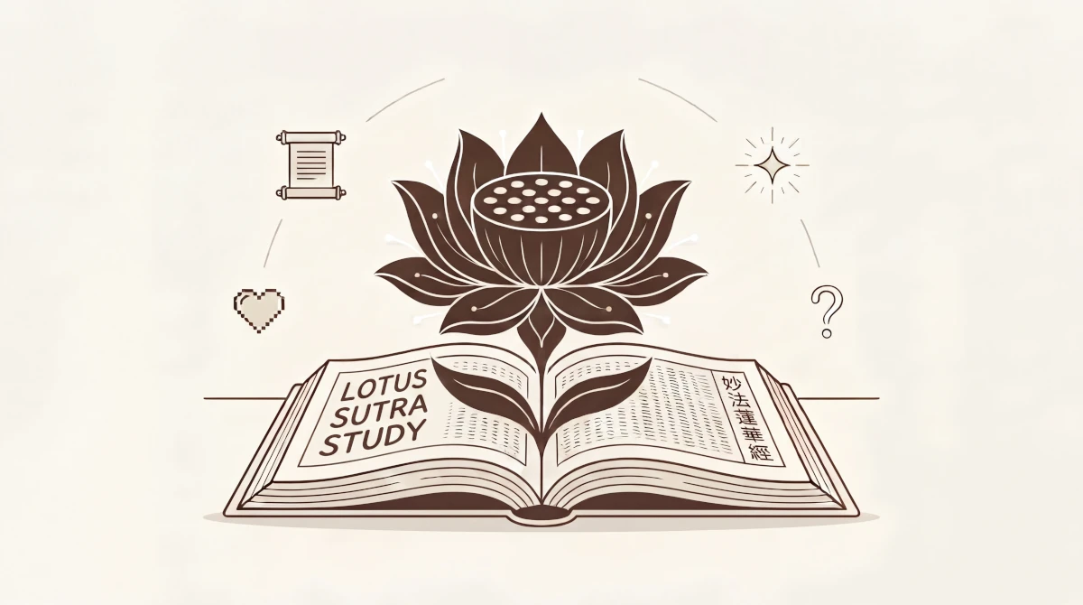 Lotus Sutra Study Flower